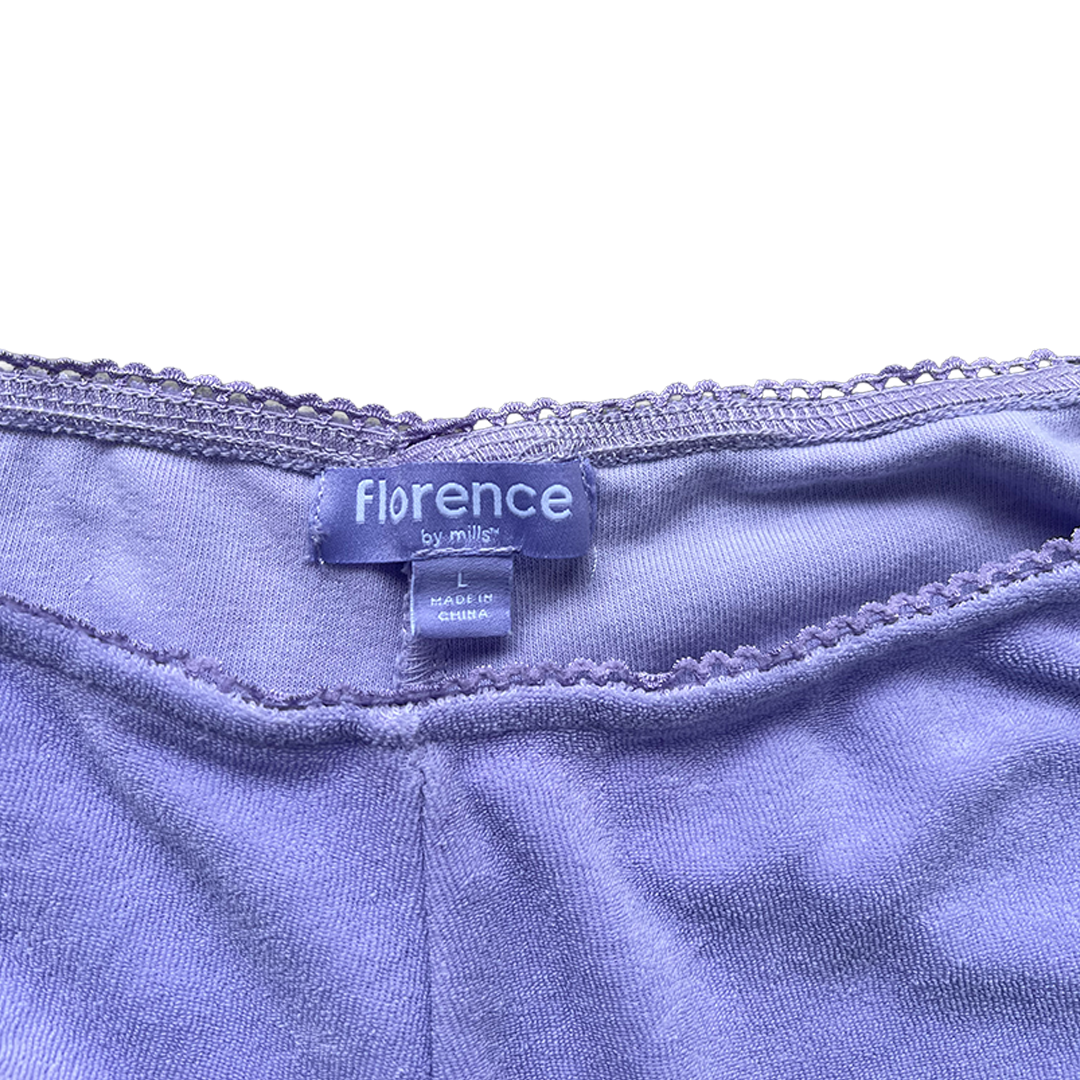 Lilac sleep shorts