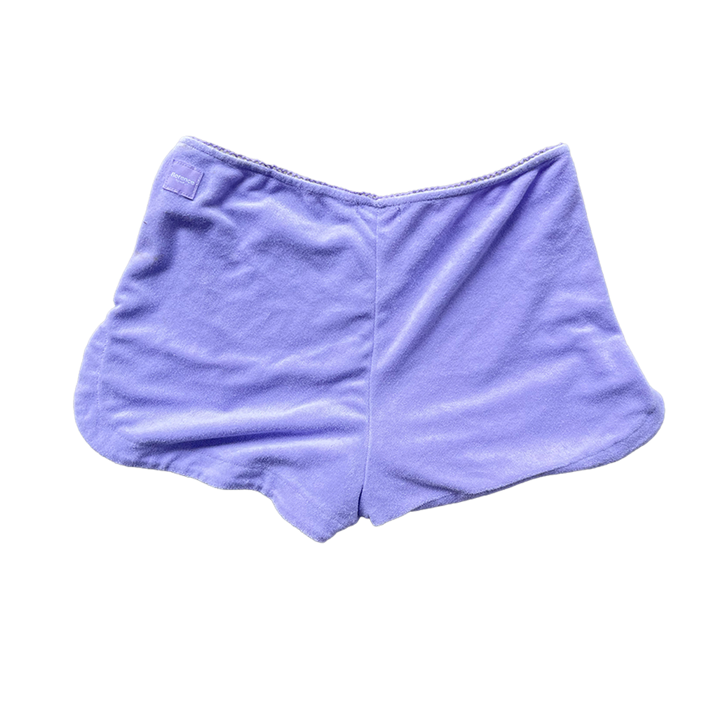 Lilac sleep shorts